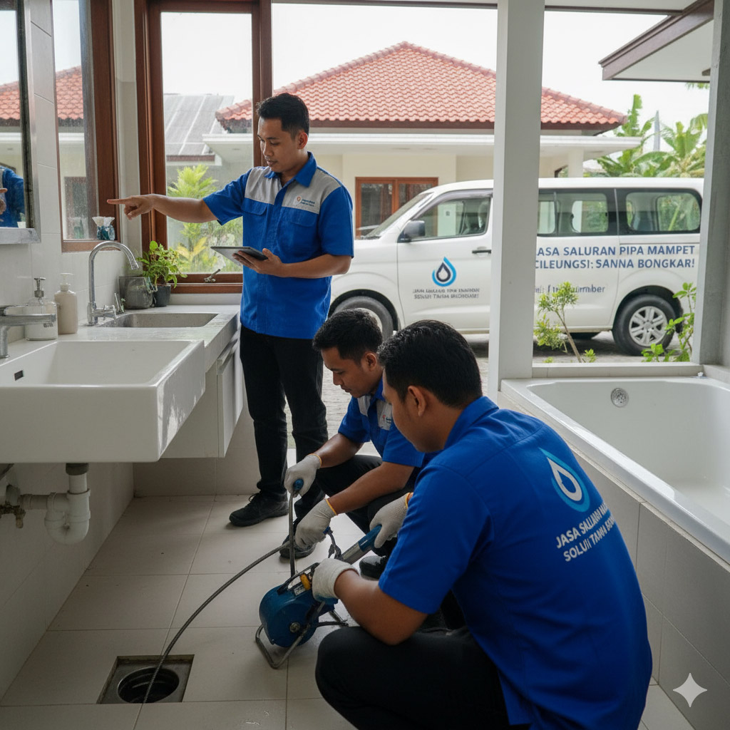 Jasa Saluran Pipa Mampet Cileungsi